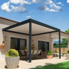 Pergola Bioclimatique AVANOA lames parallèles mixte