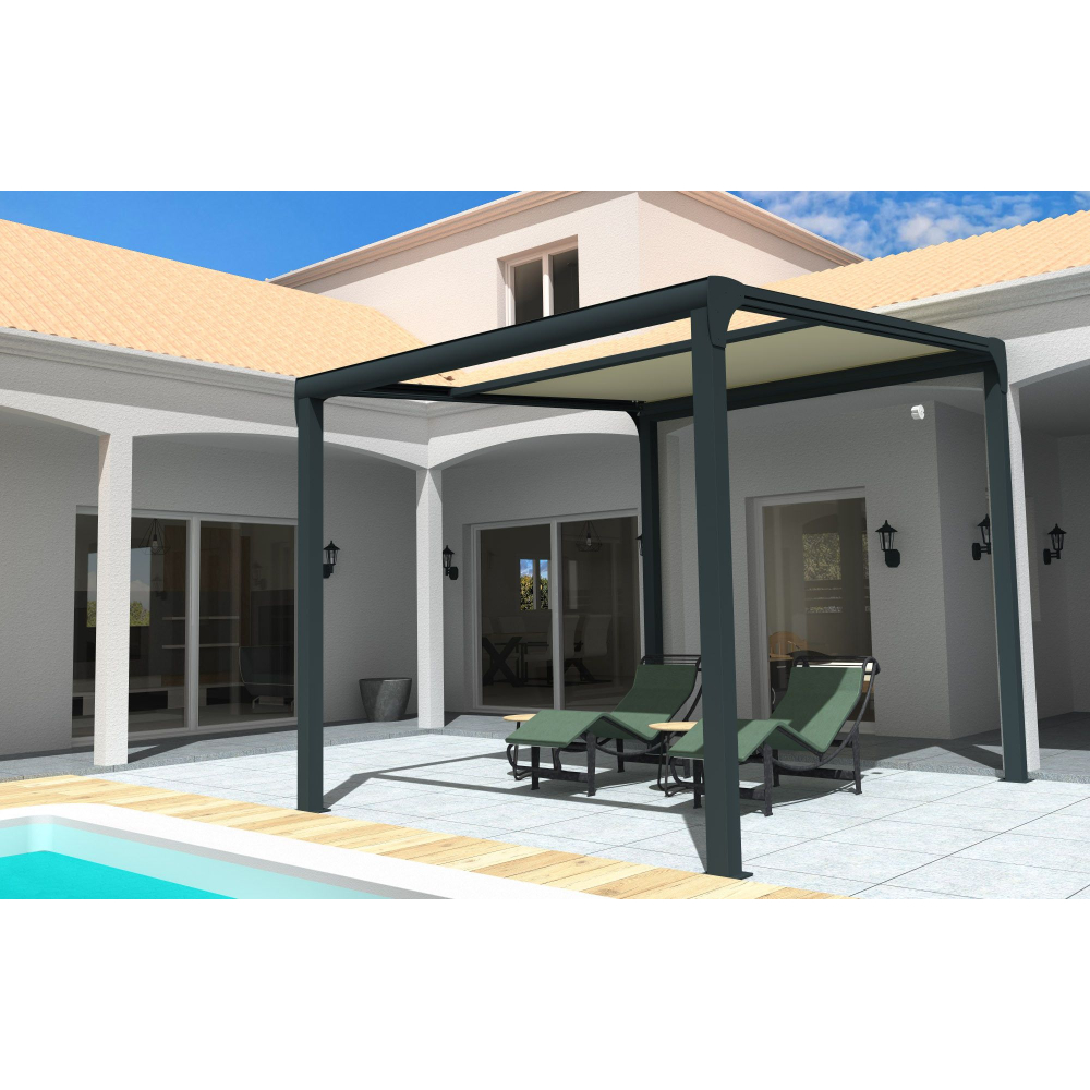 Pergola toile TILA îlot - 6