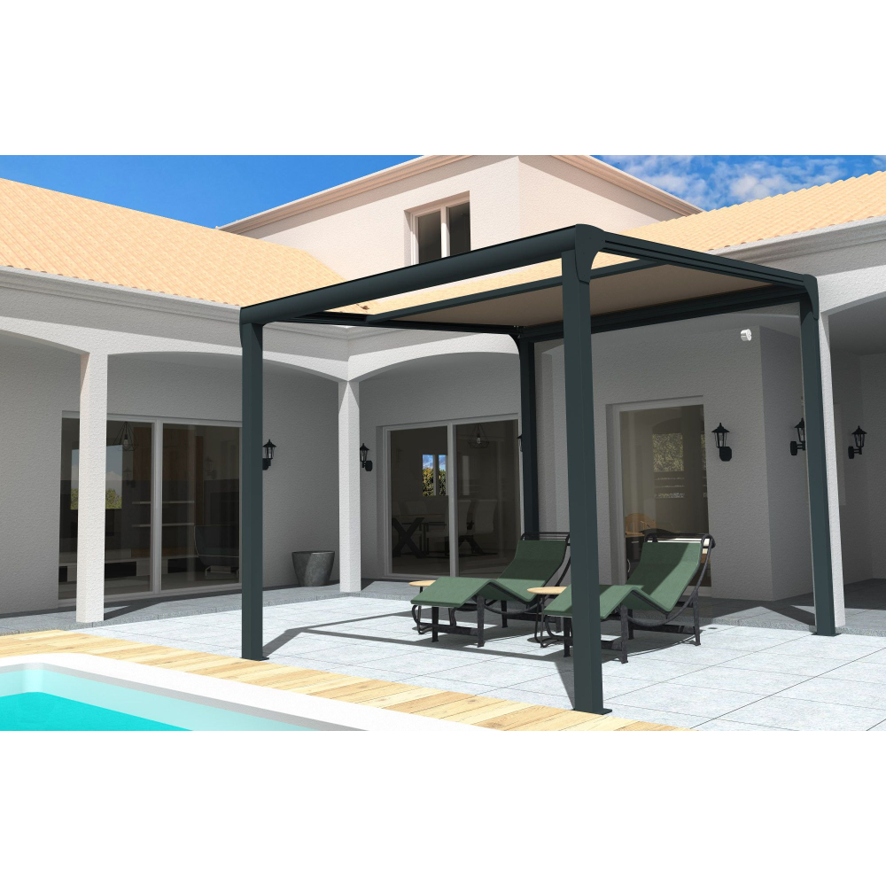 Pergola toile TILA îlot - 7