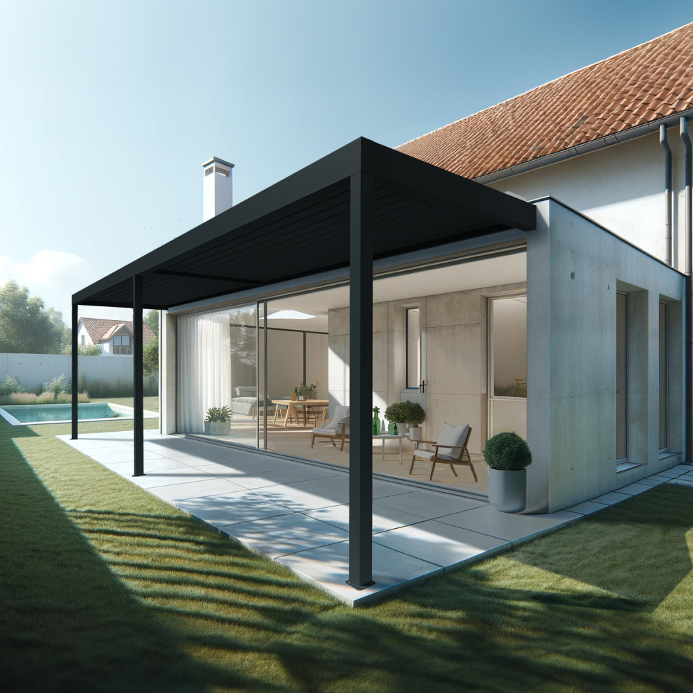 Pergola bioclimatique HELY sur-mesure Alia Productions - 1