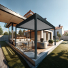 Pergola bioclimatique HELY îlot sur-mesure Alia Productions - 2