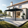 Pergola bioclimatique HELY perpendiculaire sur-mesure Alia Productions - 8