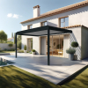 Pergola bioclimatique HELY perpendiculaire sur-mesure Alia Productions - 2