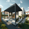 Pergola Bioclimatique AVANOA îlot sur-mesure Alia Productions - 8