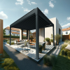 Pergola Bioclimatique AVANOA îlot sur-mesure Alia Productions - 9