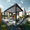 Pergola Bioclimatique AVANOA îlot sur-mesure Alia Productions - 10