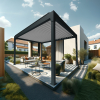 Pergola Bioclimatique AVANOA îlot sur-mesure Alia Productions - 11