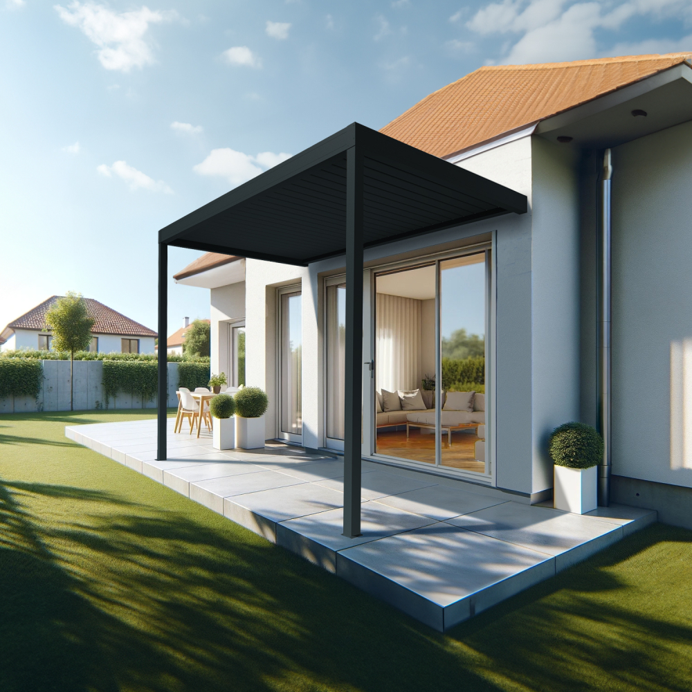 Pergola Bioclimatique AVANOA perpendiculaire sur-mesure Alia Productions - 8