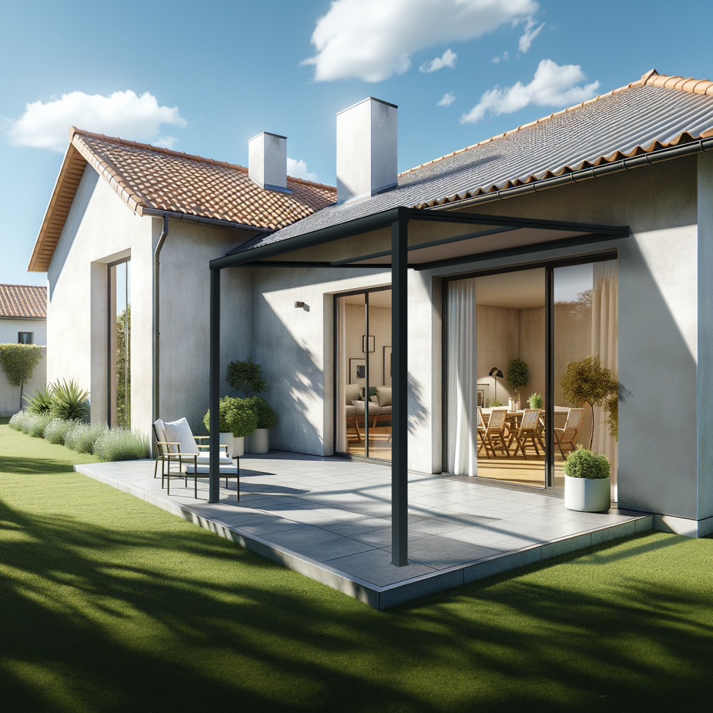 Pergola toile TILA 3,50x3,50m Motorisé à télécommande + manœuvre de secours Alia Productions - 20