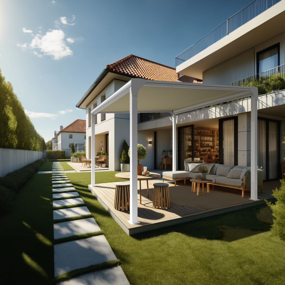 Pergola toile TILA îlot sur-mesure Alia Productions - 15