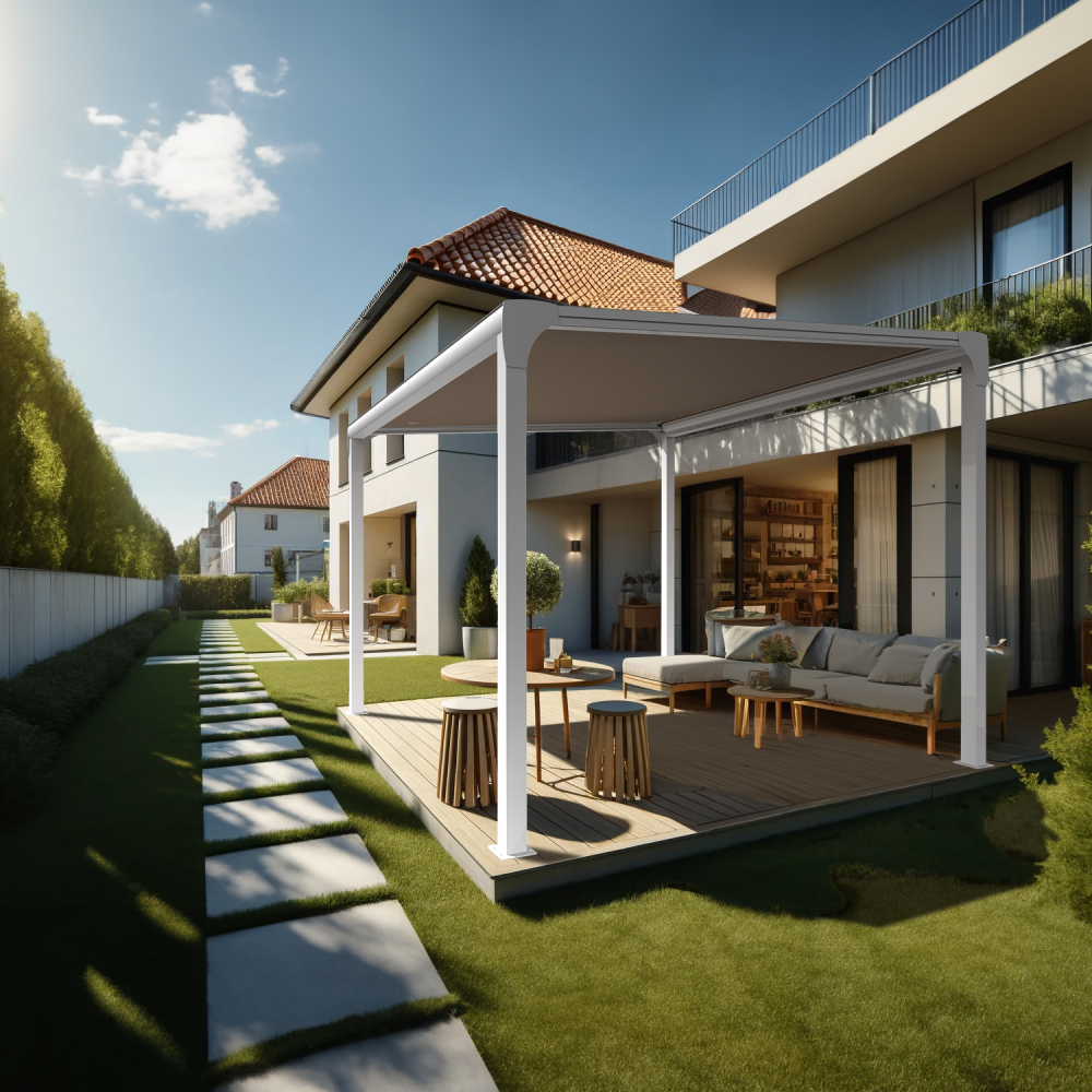 Pergola toile TILA îlot sur-mesure Alia Productions - 18