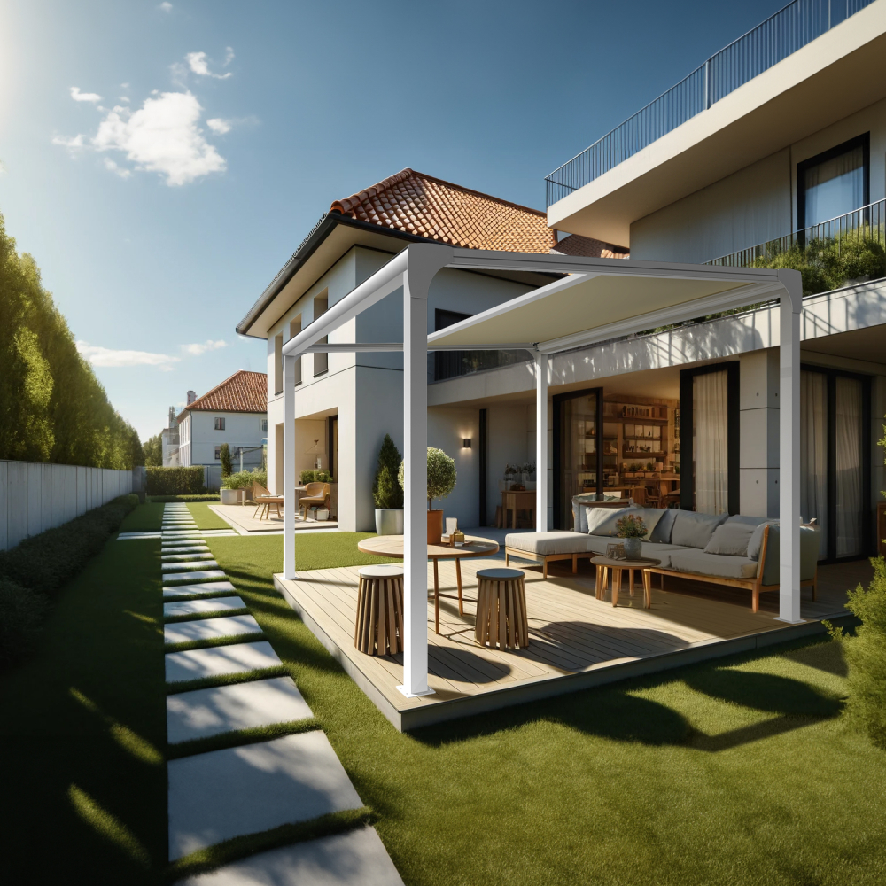 Pergola toile TILA îlot sur-mesure Alia Productions - 19