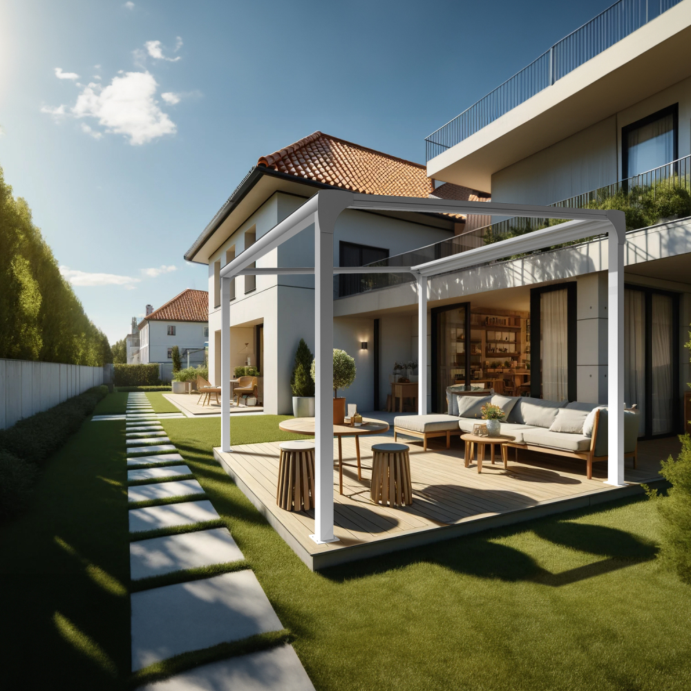 Pergola toile TILA îlot sur-mesure Alia Productions - 23