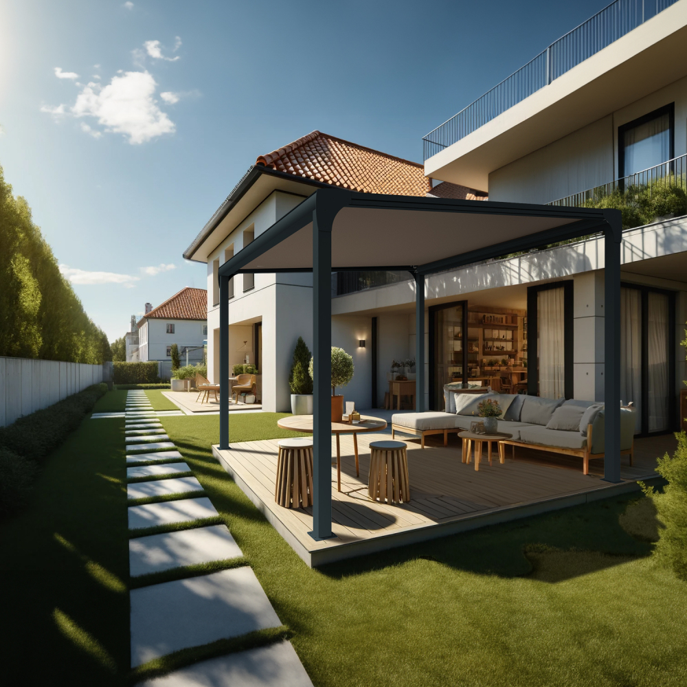 Pergola toile TILA îlot sur-mesure Alia Productions - 27