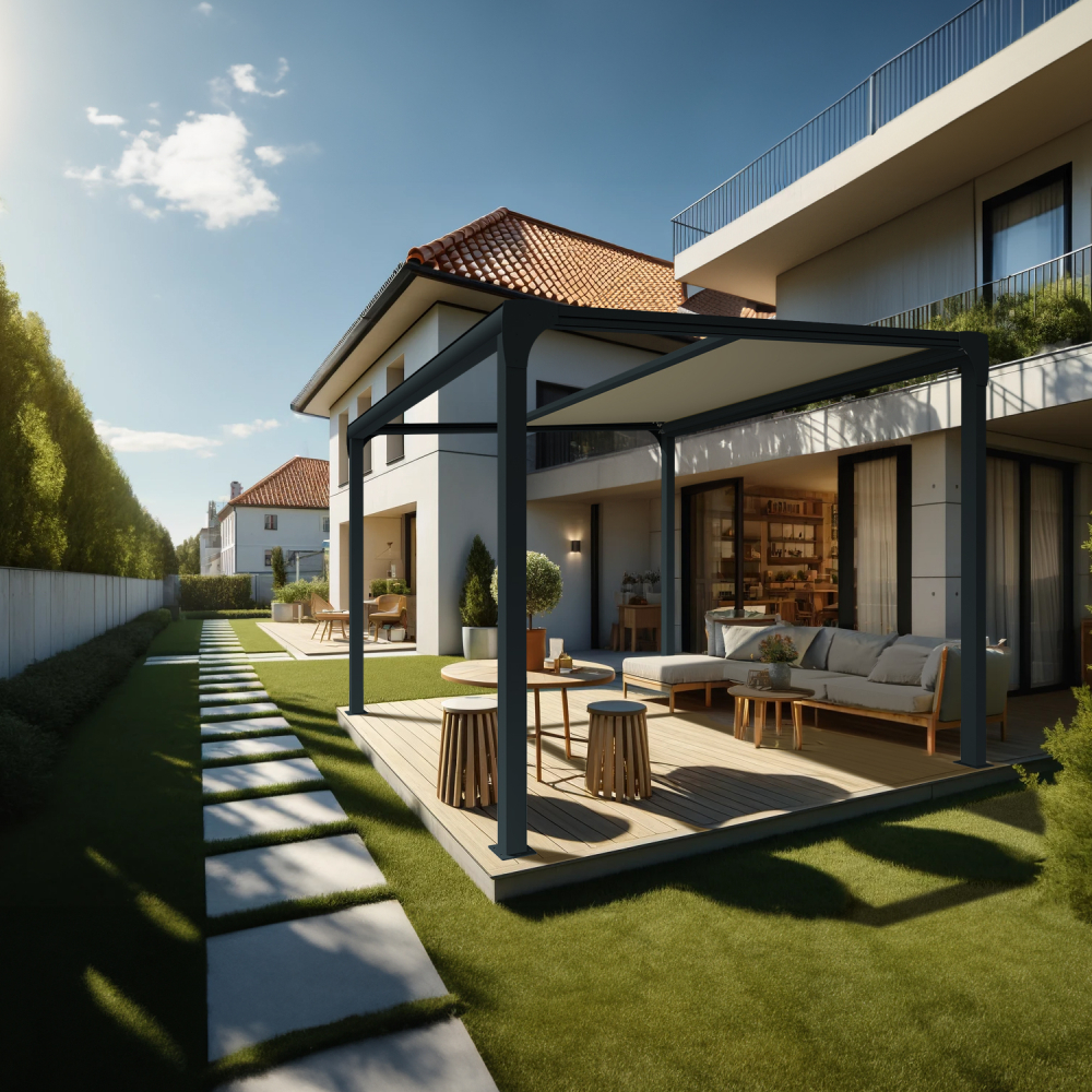 Pergola toile TILA îlot sur-mesure Alia Productions - 28