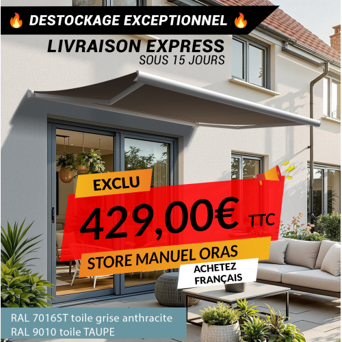 Store banne coffre ORAS (DESTOCKAGE)