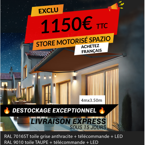 Store banne coffre SPAZIO (DESTOCKAGE)