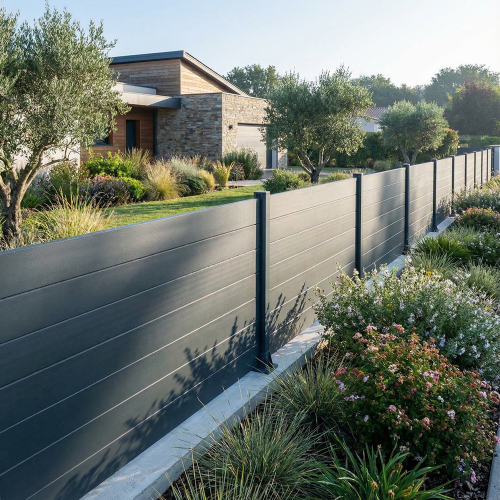 Clôture panneau plein RAUM