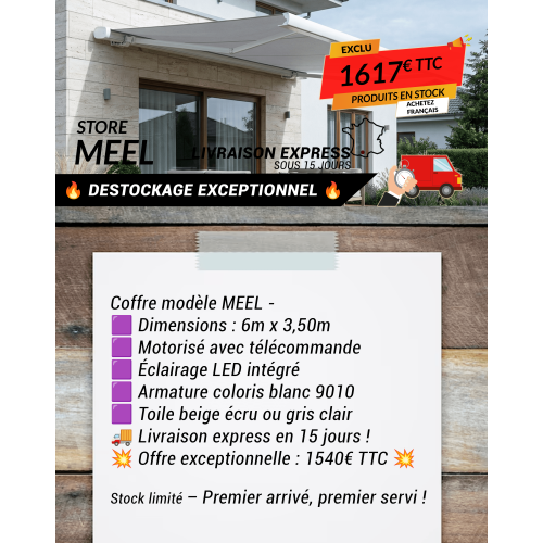 Store en stock Meel 6x3.50