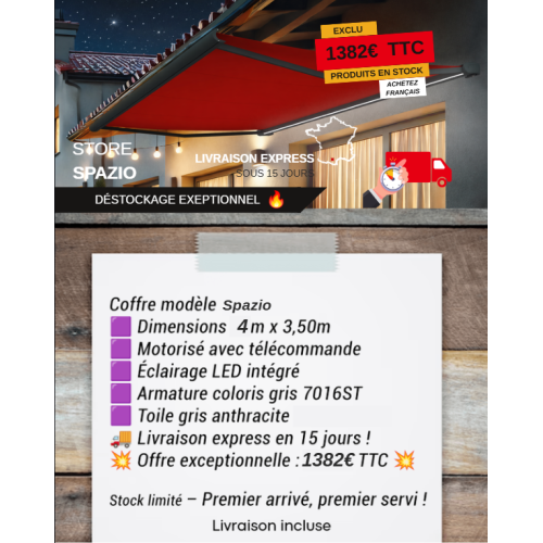 Destockage Store banne...