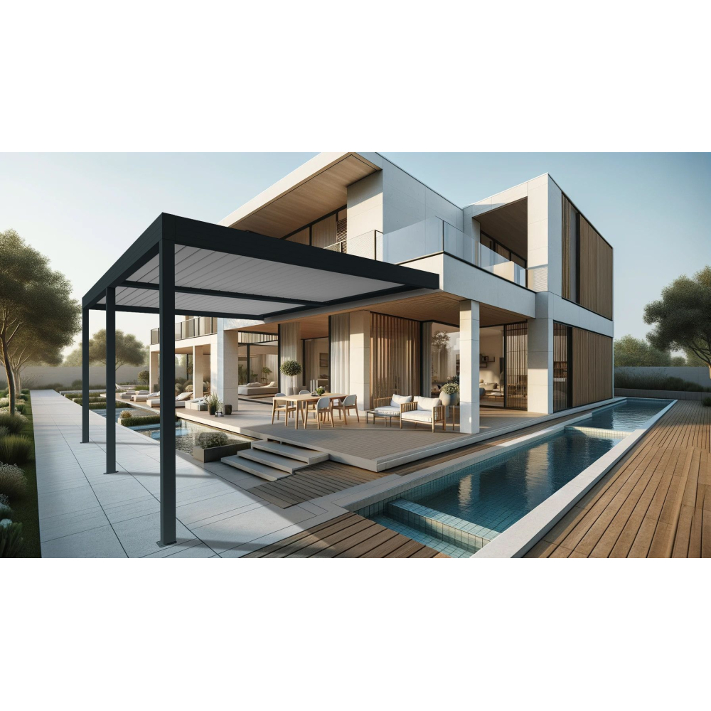 Pergola bioclimatique HELY mixte