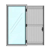 Barre porte